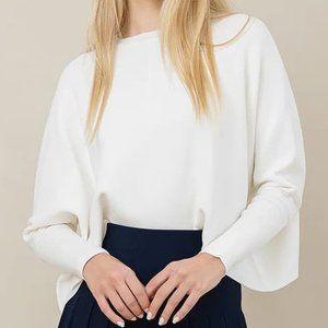 Apparalel Winter White Dolman Sleeve Sweater